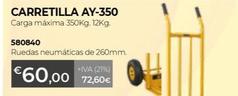 Oferta de Carretilla Ay-350 580480 por 60€ en Ferbric