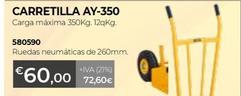 Oferta de Carretilla Ay-350 580590 por 60€ en Ferbric