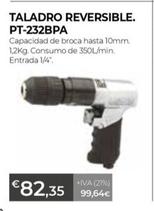 Oferta de Taladro Reversible. PT-232BPA por 82,35€ en Ferbric