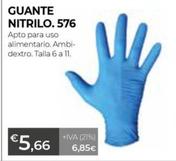 Oferta de Guante Nitrilo por 5,66€ en Ferbric