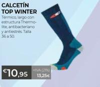 Oferta de Calcetín Top Winter por 10,95€ en Ferbric