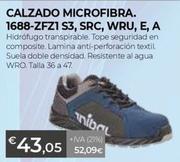 Oferta de Calzado Microfibra por 43,05€ en Ferbric