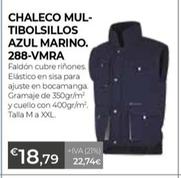 Oferta de Chaleco Mutibolsillos Azul Marino por 18,79€ en Ferbric