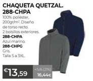 Oferta de Chaqueta Quetzal. 288-Chpa por 13,59€ en Ferbric