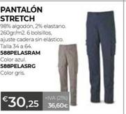 Oferta de Pantalón Stretch por 30,25€ en Ferbric