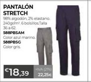 Oferta de Pantalón Stretch por 18,39€ en Ferbric