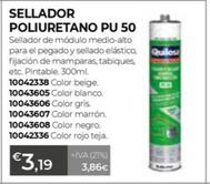 Oferta de Sellador Poliuretano Pu 50 por 3,19€ en Ferbric