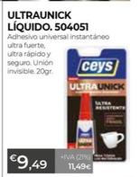 Oferta de Ceys - Ultraunick Liquido por 9,49€ en Ferbric