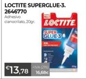 Oferta de Loctite - Superglue-3. 2646770 por 13,78€ en Ferbric