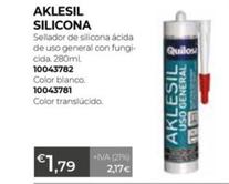 Oferta de Aklesil Silicona por 1,79€ en Ferbric