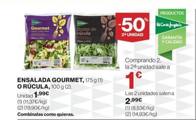Oferta de El Corte Inglés - Ensalada Gourmet por 1,99€ en Hipercor