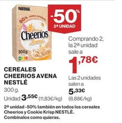 Oferta de Nestlé - Cereales Cheerios Avena por 3,55€ en Hipercor