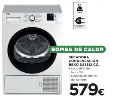 Oferta de Beko - Secadora Condensación Ds8512 Cx. por 579€ en Hipercor