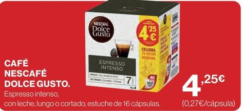 Oferta de Nescafé - Café Dolce Gusto por 4,25€ en El Corte Inglés