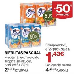 Oferta de Pascual - Bifrutas por 2,85€ en El Corte Inglés