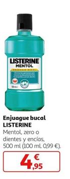 Oferta de Listerine - Enjuague Bucal por 4,95€ en Alcampo