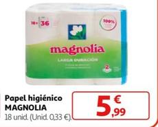 Oferta de Magnolia - Papel Higiénico por 5,99€ en Alcampo