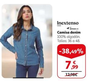 Oferta de Inextenso - Camisa denim por 7,99€ en Alcampo