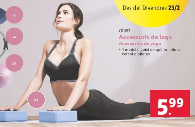 Oferta de Crivit - Accesorios De Yoga por 5,99€ en Lidl