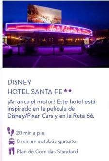 Oferta de Disney - Hotel Santa Fe en Nautalia Viajes