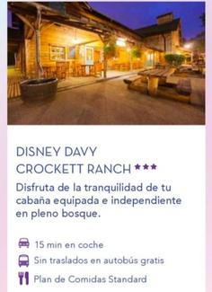 Oferta de Disney - Davy Crockett Ranch en Nautalia Viajes