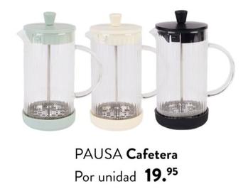 Oferta de Pausa - Cafetera  por 19,95€ en Casa