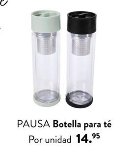 Oferta de Pausa - Botella Para Te por 14,95€ en Casa