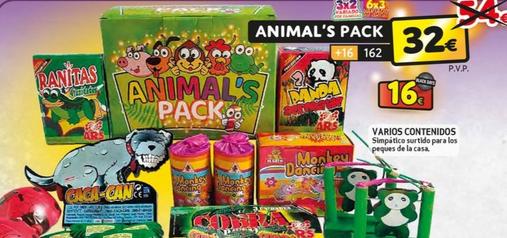 Oferta de Animal's Pack por 32€ en Petardos CM