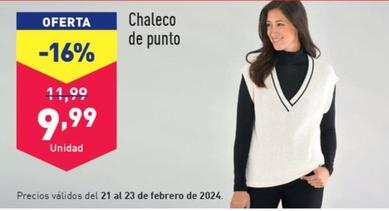 Oferta de Chaleco De Punto por 9,99€ en ALDI