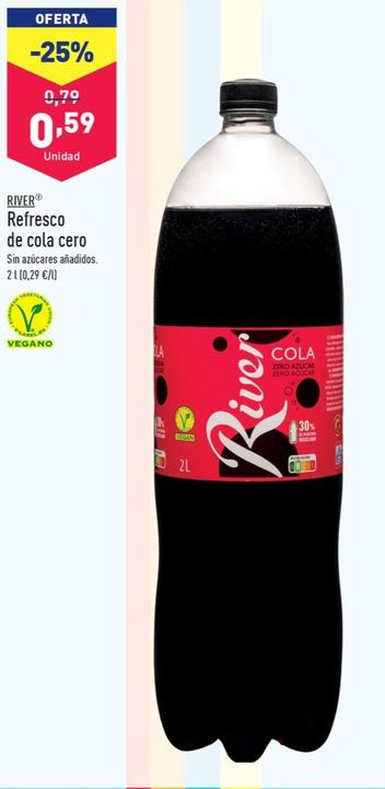 Oferta de River - Refresco De Cola Cero por 0,59€ en ALDI