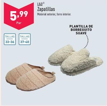 Oferta de Lily & Dan - Zapatillas por 5,99€ en ALDI