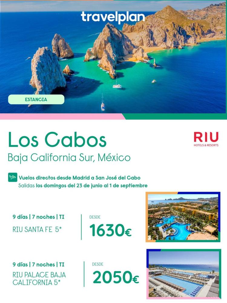 Oferta de Travelplan - Los Cabos por 1630€ en Travelplan