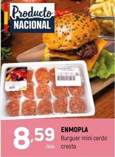Oferta de Emmopla - Burger Mini Cerdo por 8,59€ en Coviran