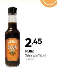 Oferta de Heinz - Salsa Soja por 2,45€ en Coviran