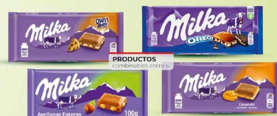 Oferta de Milka - Chocolate con Chips Ahoy / con Oreo / con avellanas / Relleno de Caramelo por 1,6€ en Dia