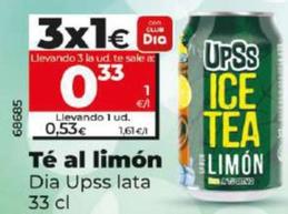 Oferta de Dia Upss - Té al limón por 0,5€ en Dia