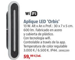 Oferta de Apliques LED Orbis por 59,99€ en BAUHAUS