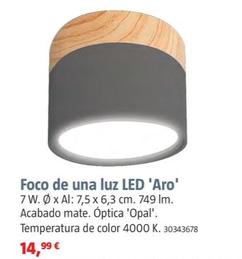 Oferta de Foco De Una Luz LED Aro por 14,99€ en BAUHAUS