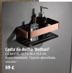 Oferta de Cesta De Ducha 'Bathari' por 59€ en BAUHAUS