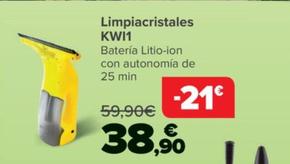 Oferta de Kärcher - Limpiacristales KWI1 por 38,9€ en Carrefour