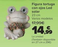 Oferta de Figura Tortuga  Con Ojos Led Solar por 14,99€ en Carrefour