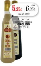 Oferta de Grolino - Licor De Café por 5,25€ en Cuevas Cash