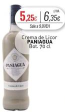 Oferta de Paniagua - Crema De Licor por 5,25€ en Cuevas Cash