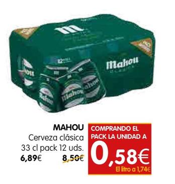 Oferta de Cerveza por 0,58€ en Dicost