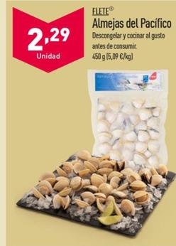 Oferta de Flete - Almejas Del Pacificio por 2,29€ en ALDI