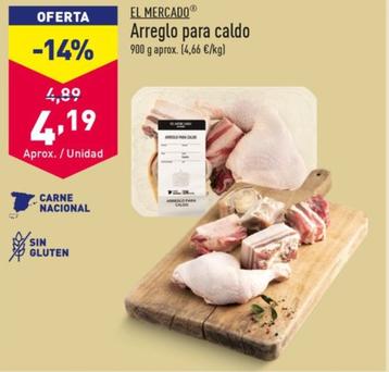 Oferta de El Mercado - Arreglo Para Caldo por 4,19€ en ALDI