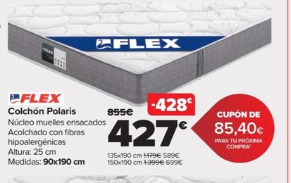Oferta de Flex - Colchón Polaris por 394€ en Carrefour