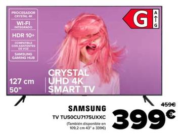 Oferta de Samsung - Tv TU50CU7175UXXC por 399€ en Carrefour