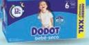 Oferta de Dodot - Pañales Bebé Seco Extra XXL T3, T4, T5 o T6 por 43€ en Carrefour