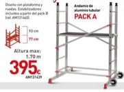 Oferta de Mi Bricolaje - Andamio De Aluminio Tubular Pack A por 395€ en Mi Bricolaje